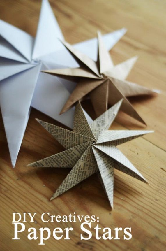 DIY Christmas Ornaments Made from Paper