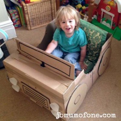 DIY Cardboard Boxes Ideas for Kids