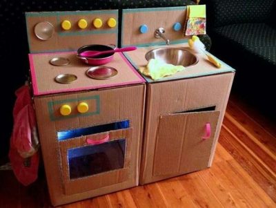 DIY Cardboard Boxes Ideas for Kids