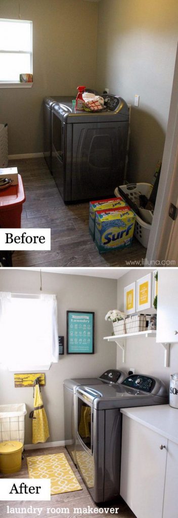 Awesome Before And After Laundry Room Makeovers