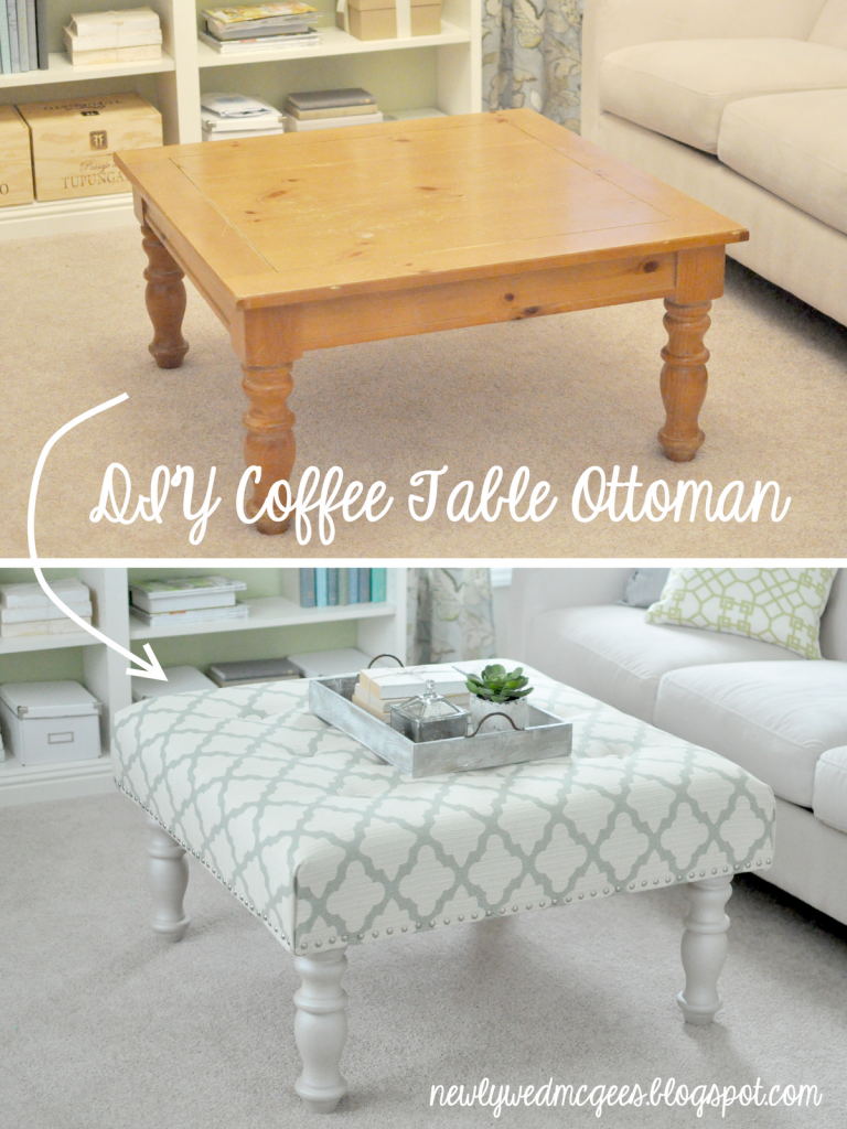 Amazing Diy Ottoman Coffee Tables