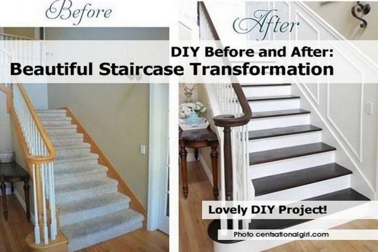 Amazing DIY Staircase Transformation